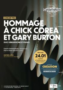 Hommage à Chick Corea et Gary Burton - Duo vibraphone et piano
